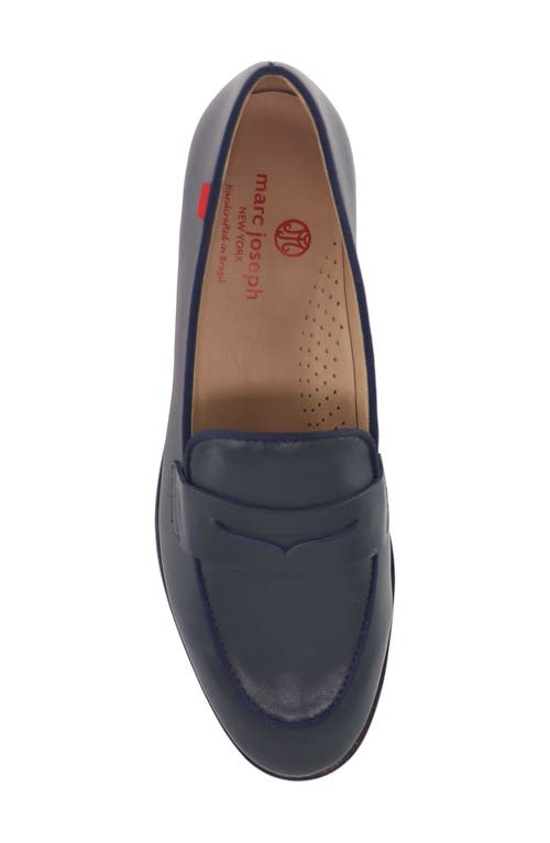 Marc Joseph New York Bryant Park Penny Loafer In Navy