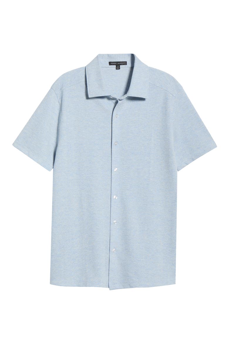 Auron Knit Button-Up Shirt, Alternate, color, POWDER BLUE