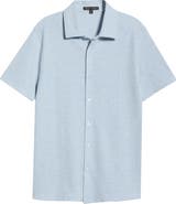 Robert Barakett Auron Knit Button-Up Shirt