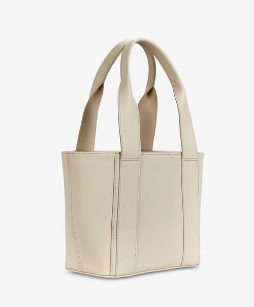 Gigi New York Bailey Leather Tote Bag In Ivory