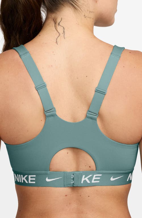 Nike Indy Dri-fit High Support Sports Bra In Green