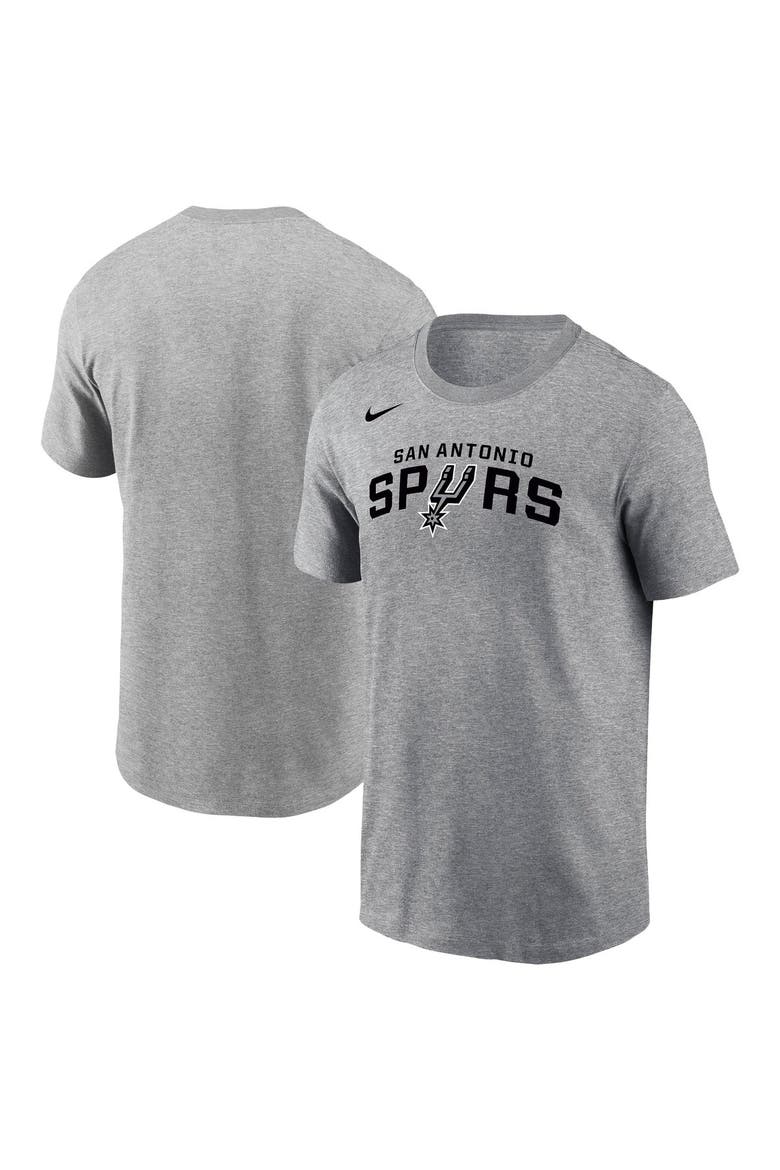 Men's Nike Gray San Antonio Spurs Logo T-Shirt, Main, color, Gray