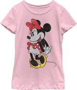 Mickey & Friends Girl's Mickey & Friends Retro Minnie  Graphic T-Shirt