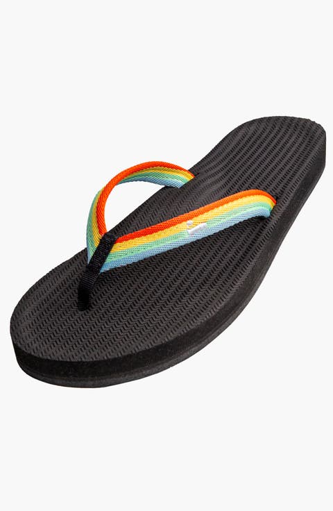 Responsibly-Made Tire Sole Easy Living Flip Flops (Female)