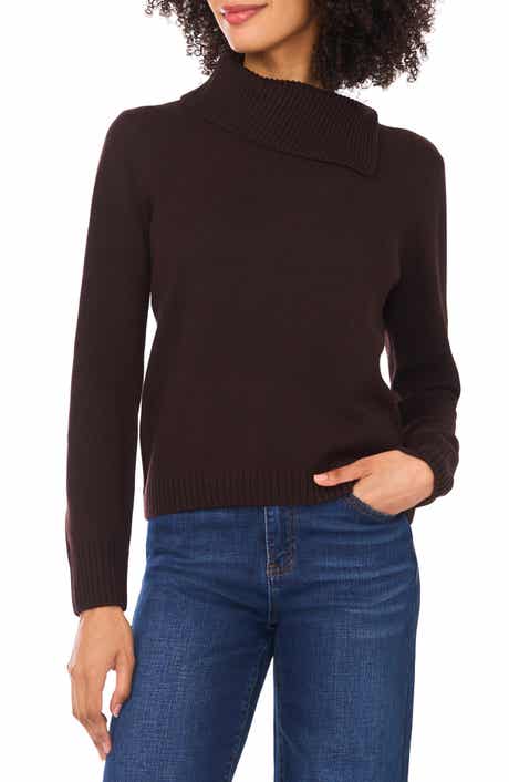1.STATE Envelope Neck Pullover Sweater