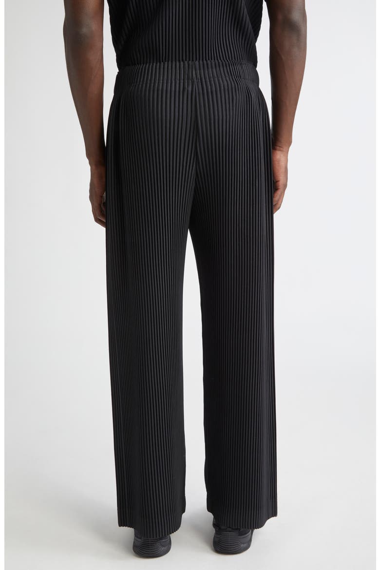 Monthly Colors October Pleated Pants, Alternate, color, BLACK