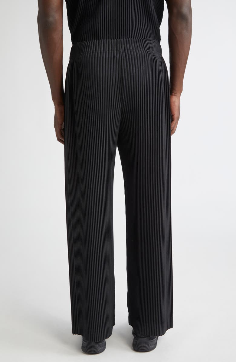 Homme Plissé Issey Miyake Monthly Colors October Pleated Pants, Alternate, color, Black