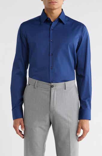 Duchamp Solid Slim Fit Dress Shirt