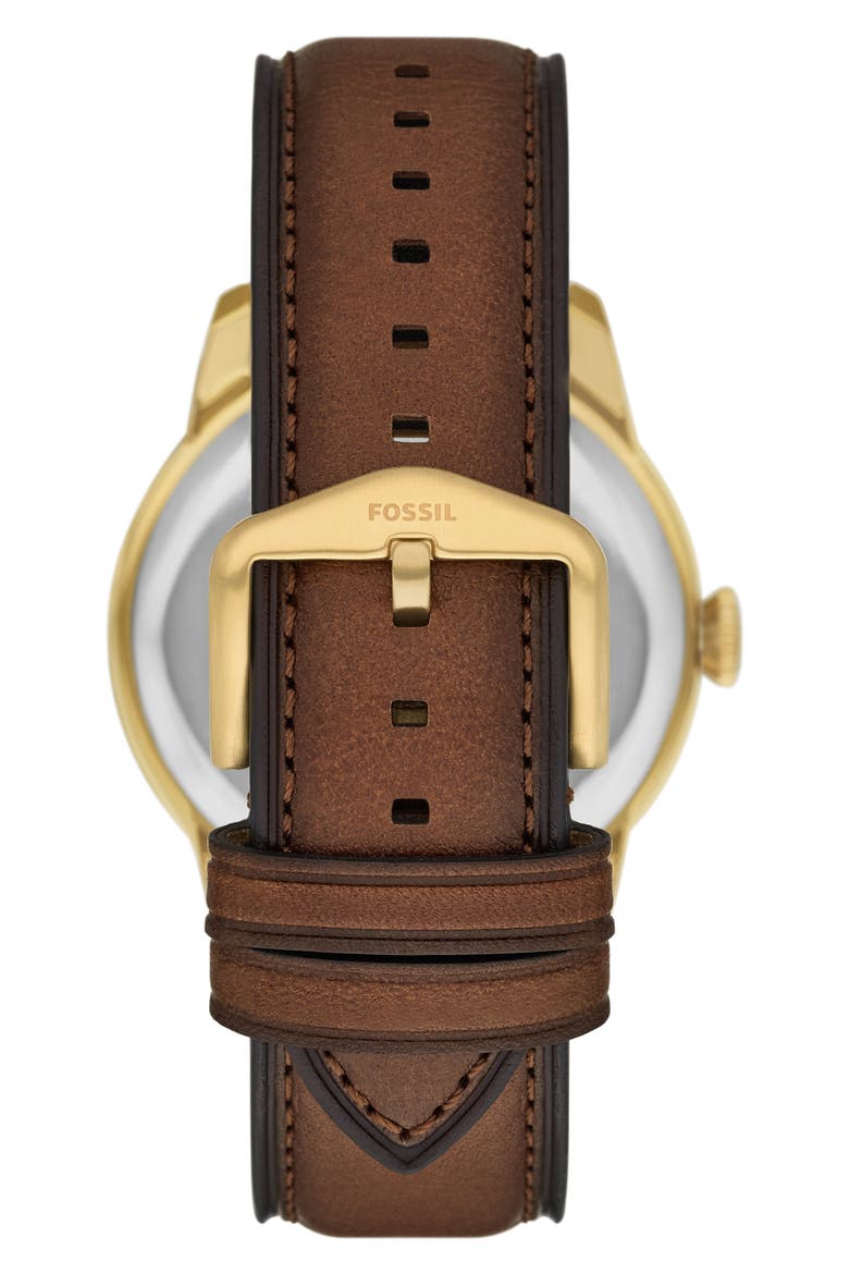 Townsman Big Tic Ana-Digi Watch, 42mm, Alternate, color, BROWN/ GOLD