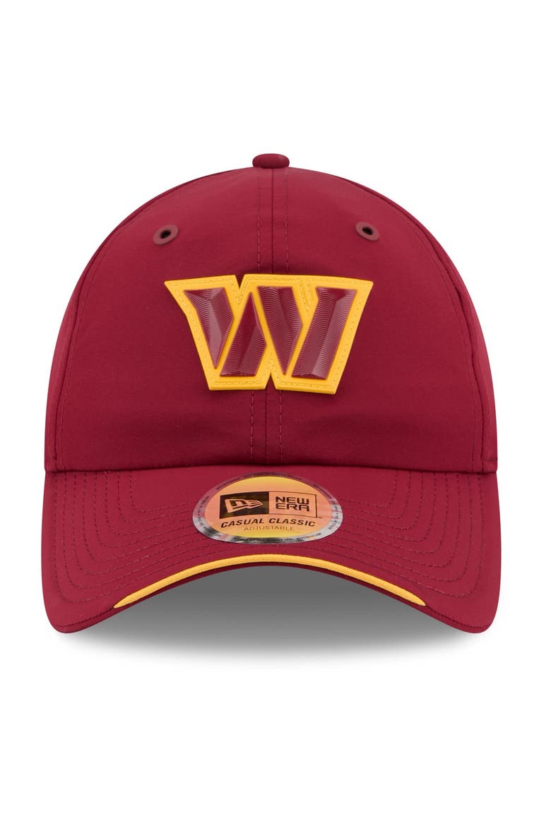 Men's New Era Burgundy Washington Commanders 2026 Sideline Casual Classic Adjustable Hat, Alternate, color, Burgundy
