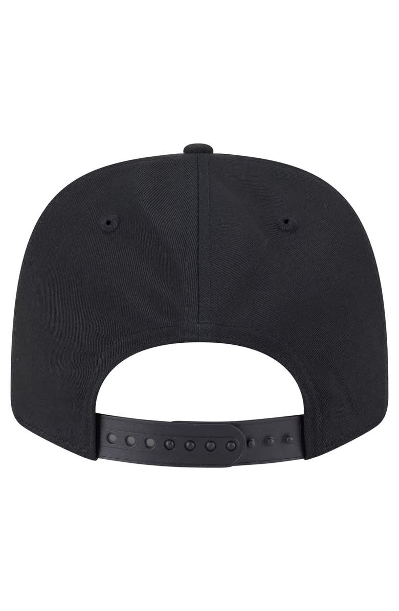 New Era Men's New Era Black Chicago White Sox Circle Patch 9SEVENTY Stretch-Snap Hat, Alternate, color, Black