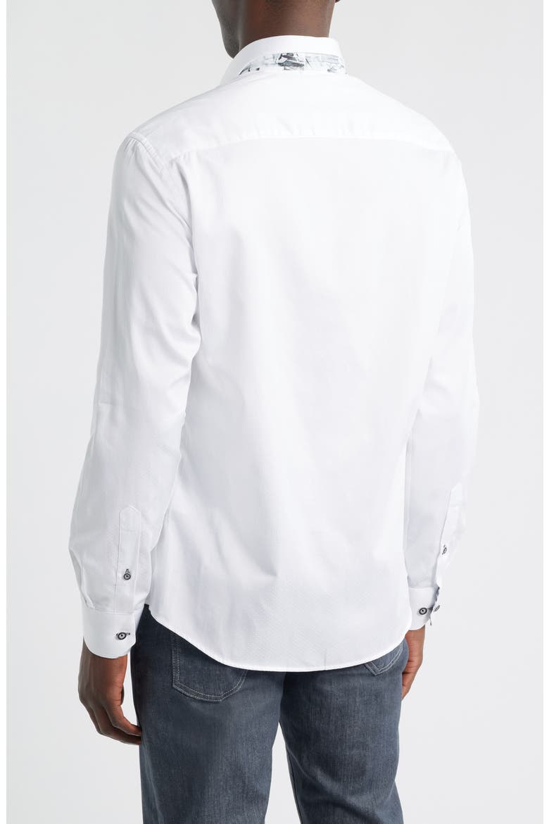 Sinai Collection Luxe Cotton Dress Shirt, Alternate, color, WHITE