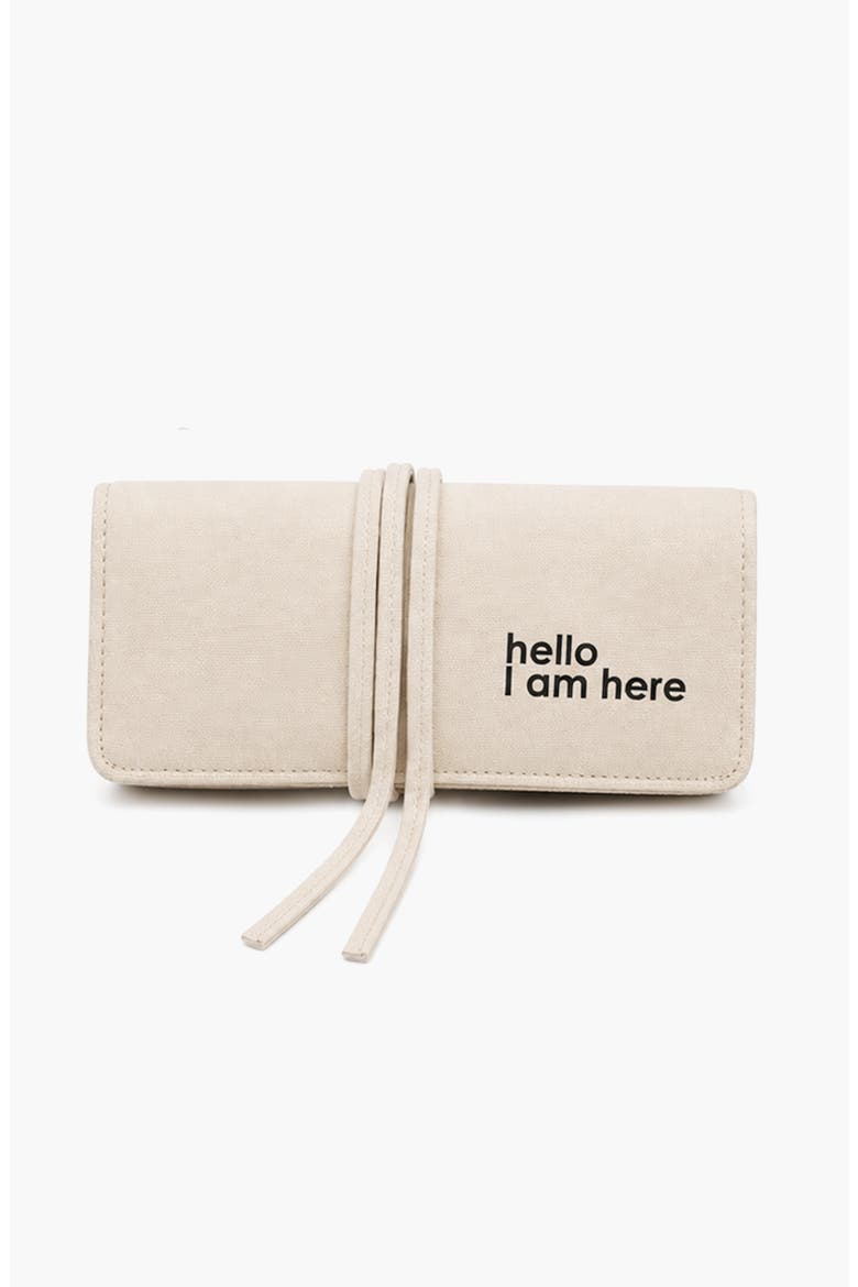 Jewellery Travel Roll, Main, color, Beige