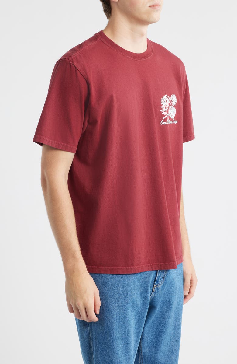 ONE OF THESE DAYS Sweet Jane Graphic T-Shirt, Alternate, color, Hard Washed Burgundy