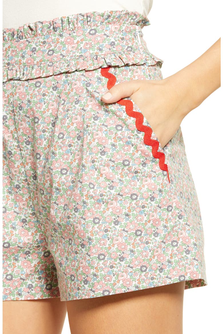 Floral Shorts, Alternate, color, PINK MULTI