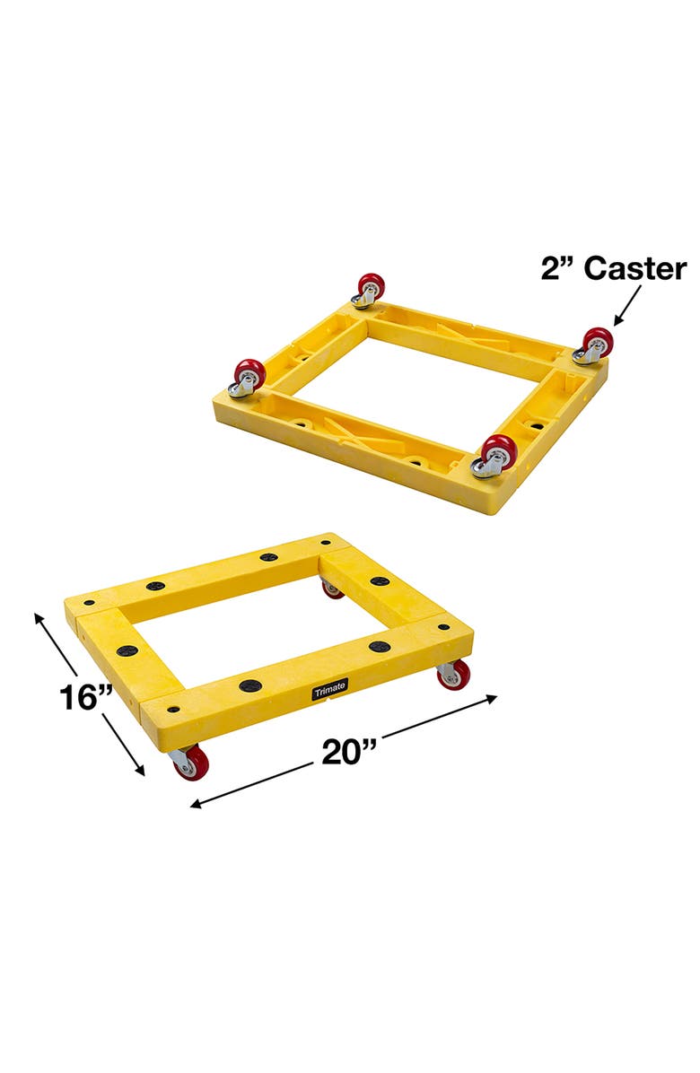 Trimate Furniture Dolly, Alternate, color, Yellow