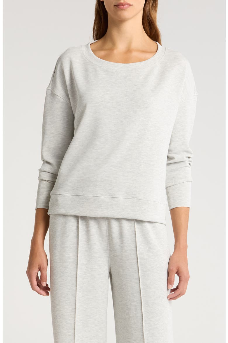 Sand Wash CloudWeight Sweatshirt, Main, color, ICE GREY M
