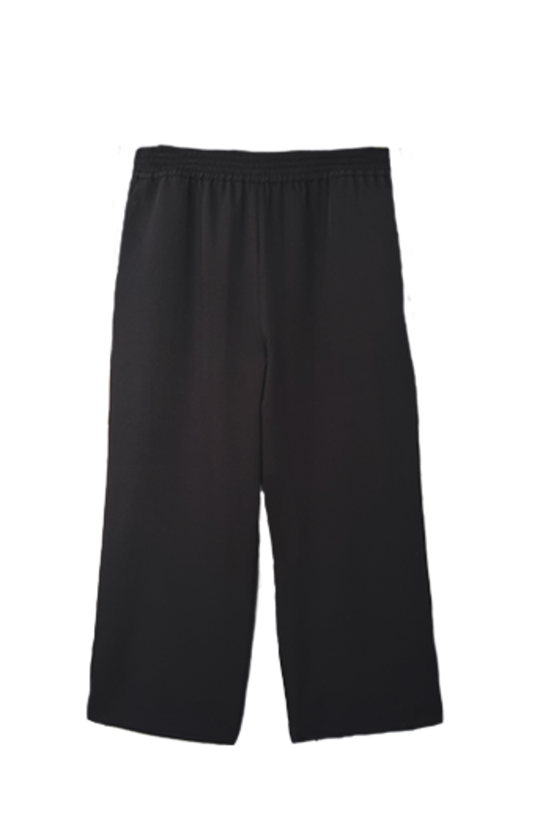 BAACAL Riley Wide Pajama Style Pant, Main, color, Black