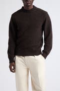 Drake's Donegal Merino Wool, Cashmere & Silk Crewneck Sweater