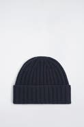 COS Chunky Ribbed Cashmere Beanie