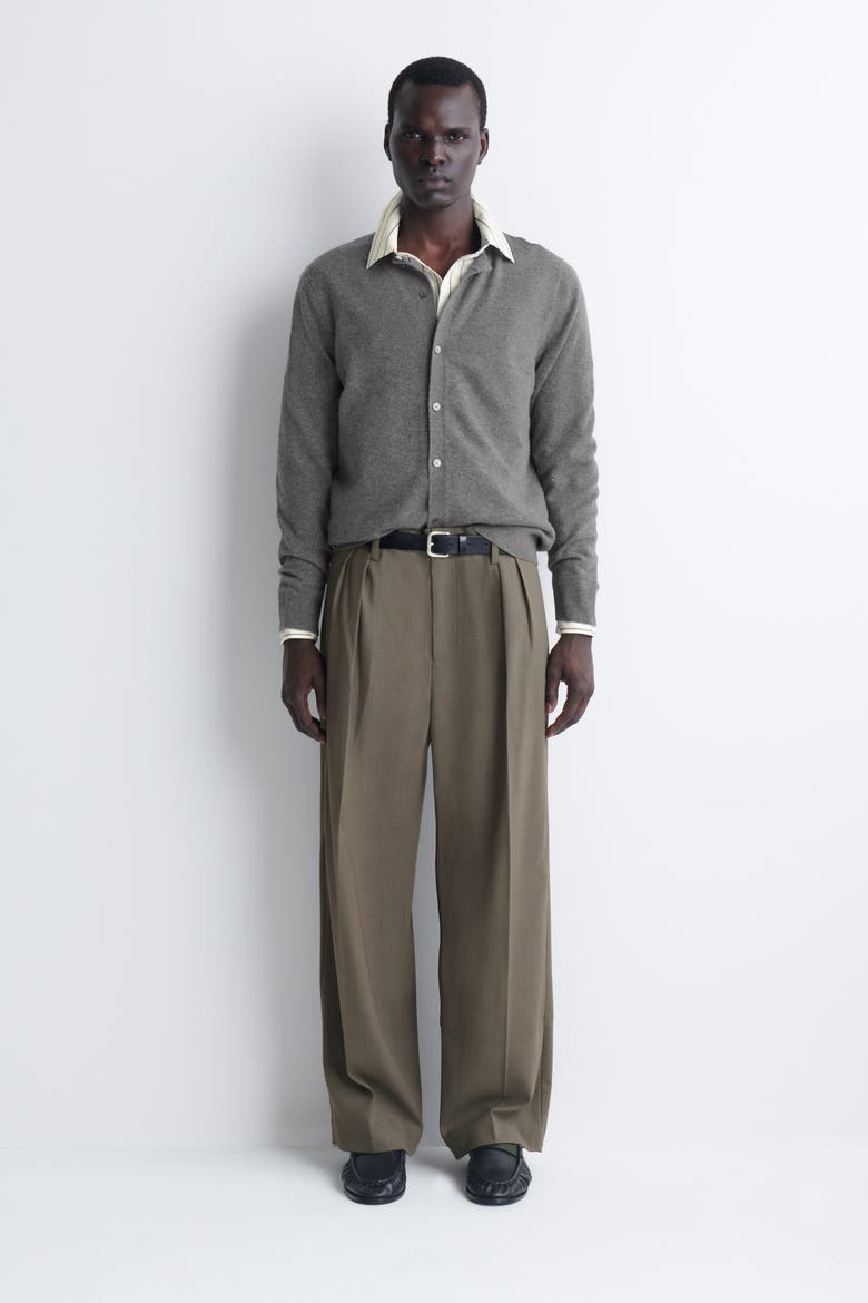 Cashmere Cardigan, Alternate, color, GRAY MÉLANGE