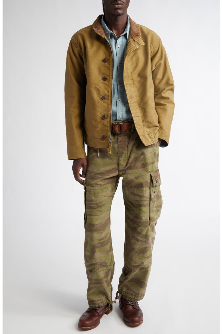 Bower Cotton Work Jacket, Alternate, color, KHAKI DRAB