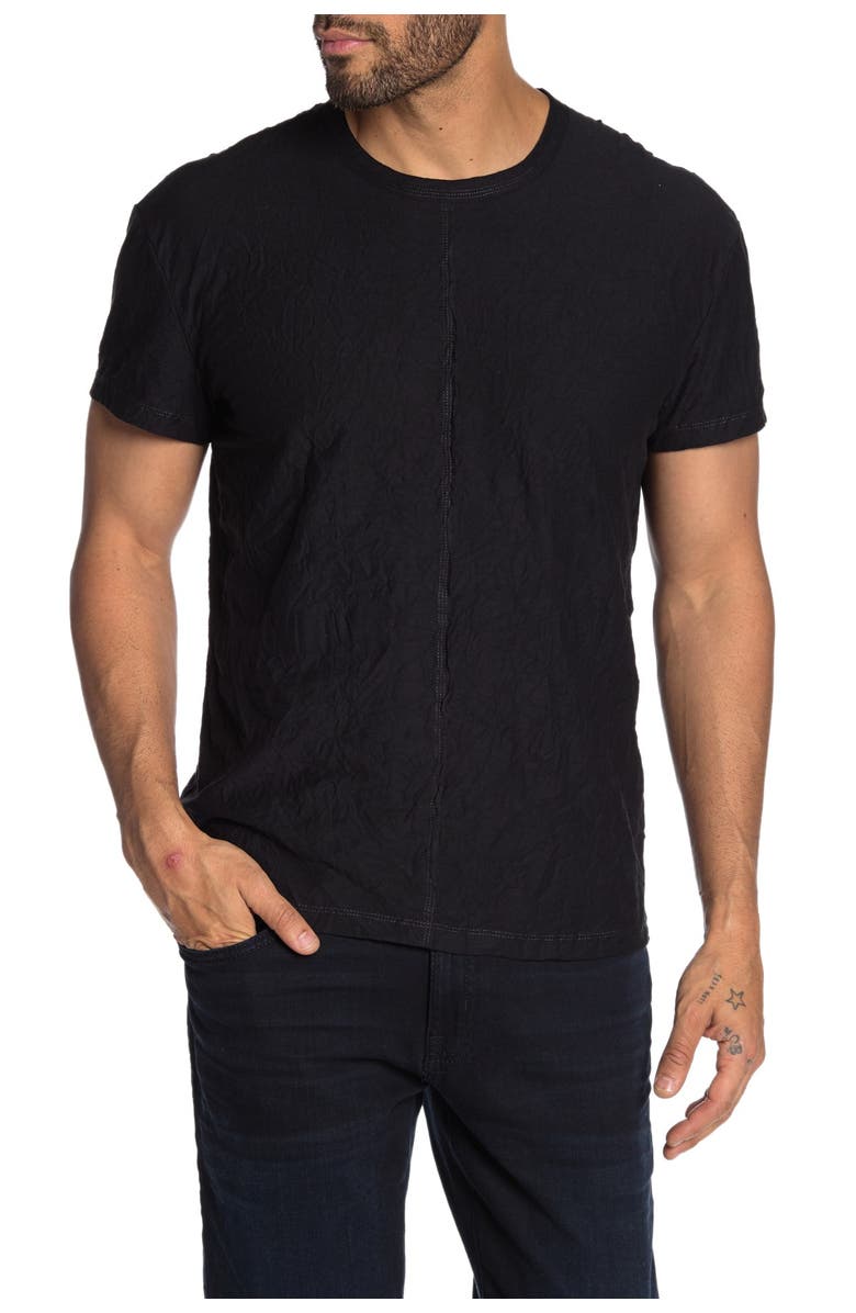 John Varvatos Star USA Morrison Crinkle Crew Neck T-Shirt, Alternate, color, 