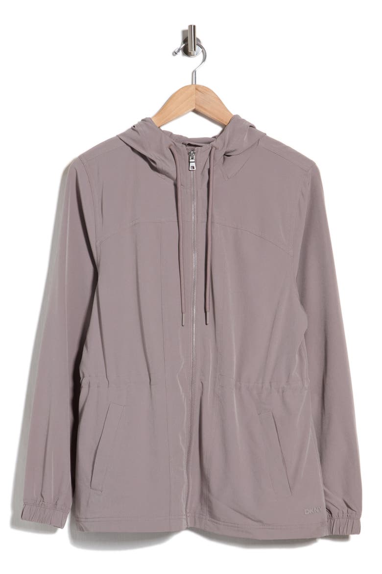 Hooded Anorak Performance Jacket, Main, color, MUSHROOM