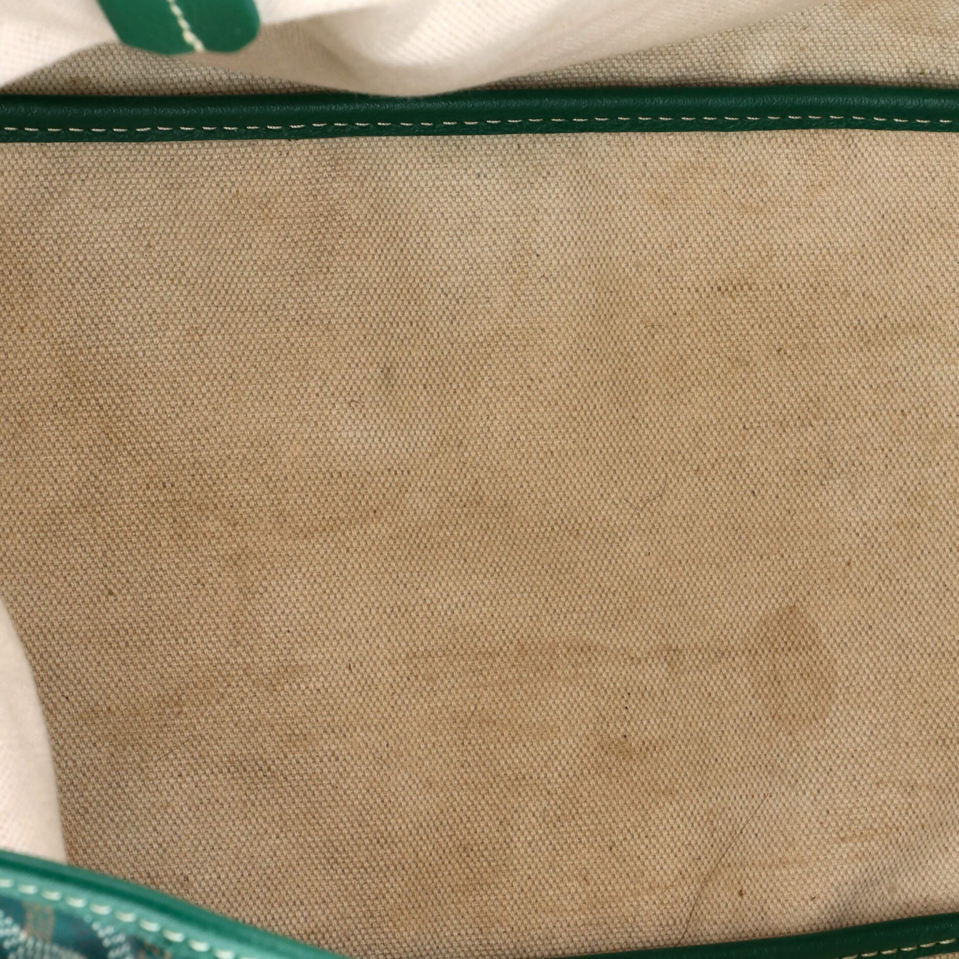 Pre-Owned Goyard Saint Louis Tote Printed Coated Canvas PM, Alternate, color, Green