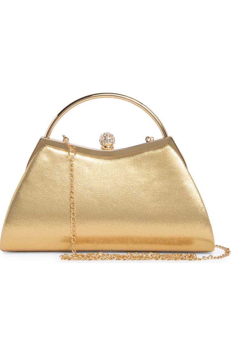 ALESSIA BIANCHI Rhinestone Top Handle Bag, Alternate, color, Gold