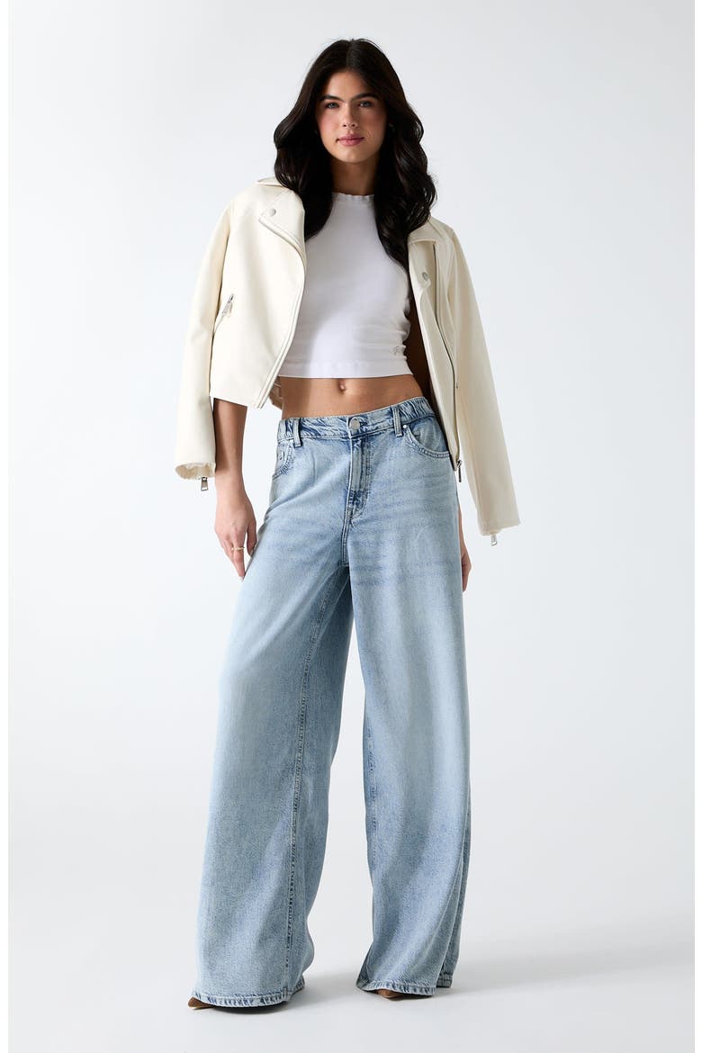 Wide Leg Jeans, Alternate, color, DURF-NAVY