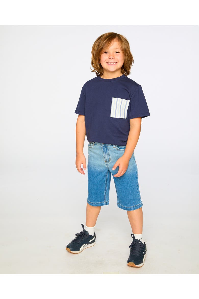 Short Sleeve Jersey T-Shirt with Chest Pocket, Alternate, color, Dark Blue