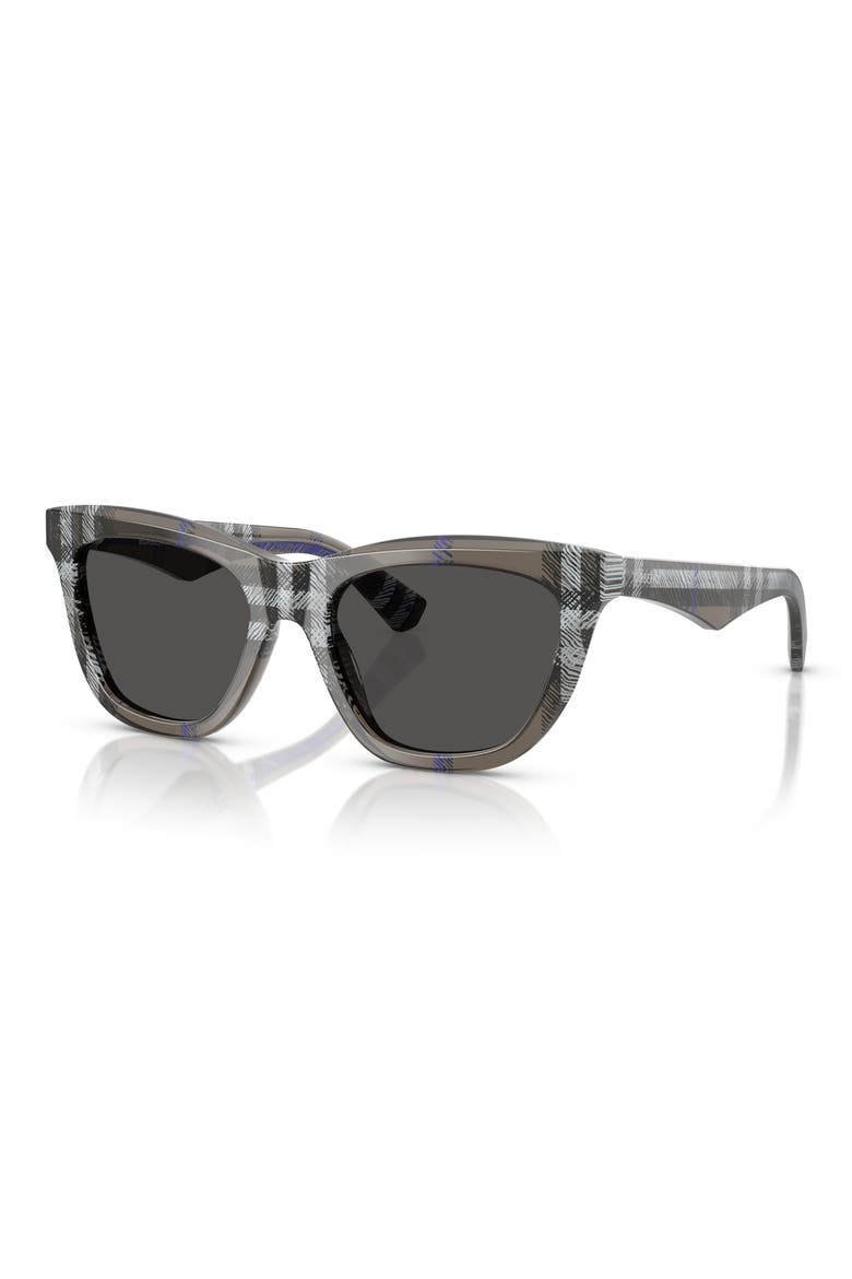 53mm Cat Eye Sunglasses, Alternate, color, GREEN