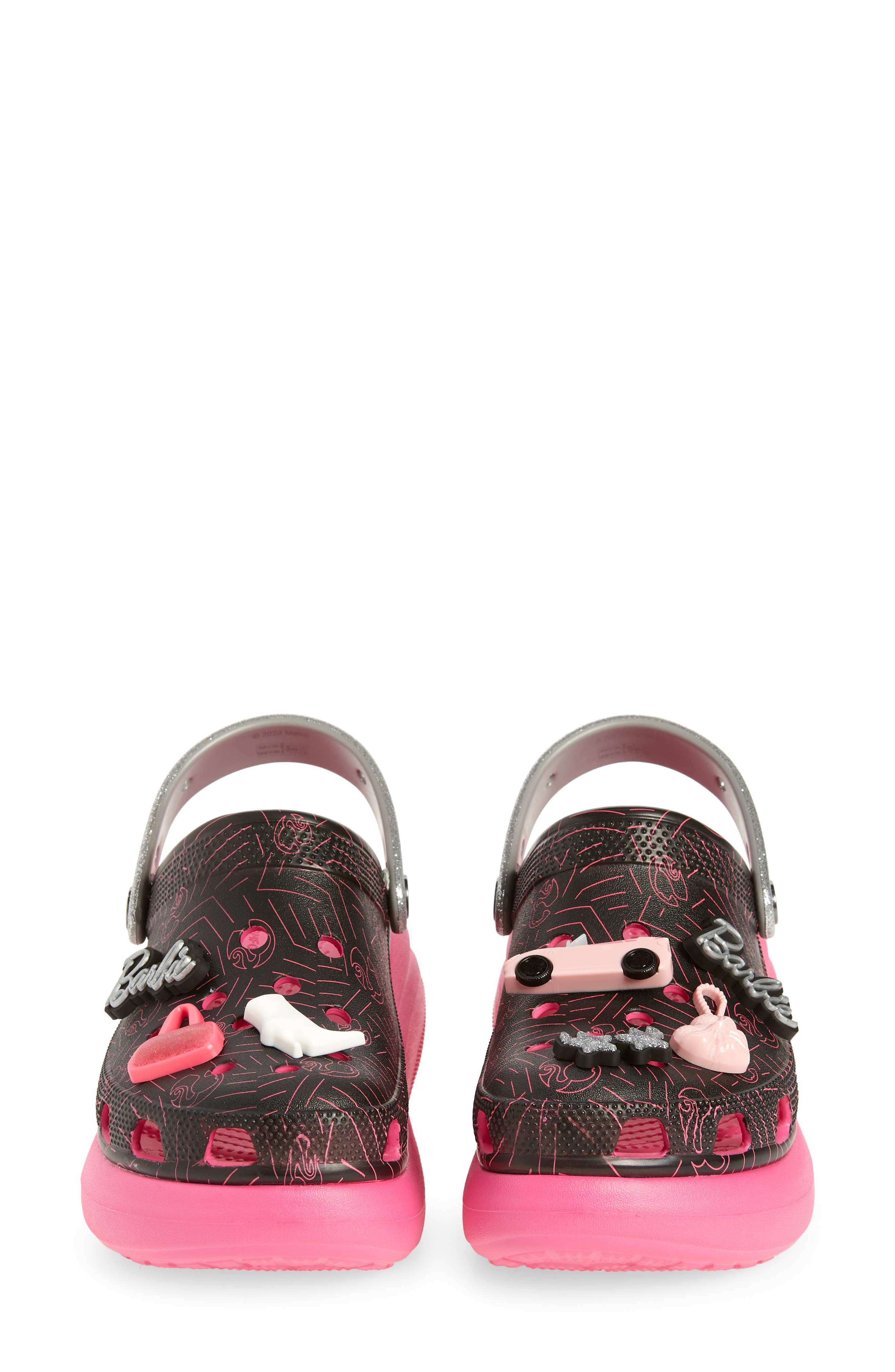 x Barbie® Crush Clog, Alternate, color, BLACK