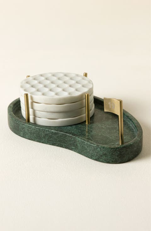 Hole in One Golf Coaster Set
