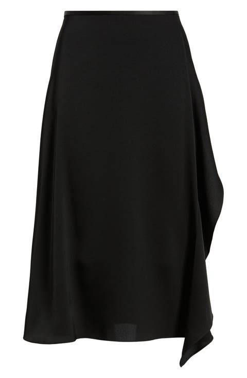 Satin Midi Skirt