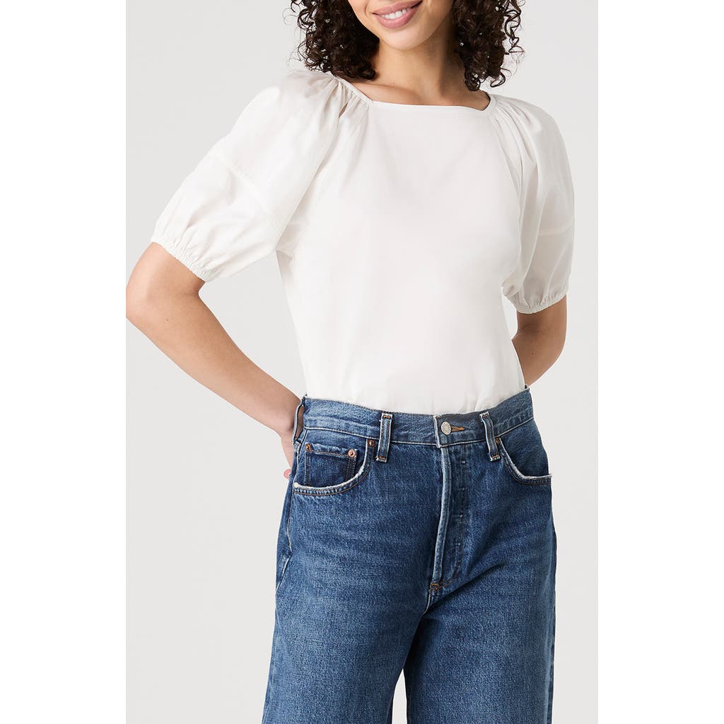 French Connection Alexis Raglan Puff Sleeve Top