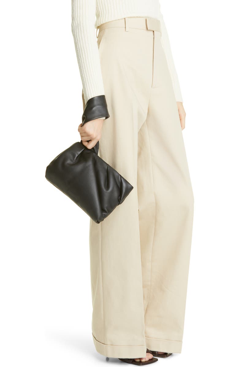 Ambush Nejiri Leather Wristlet Clutch, Alternate, color,