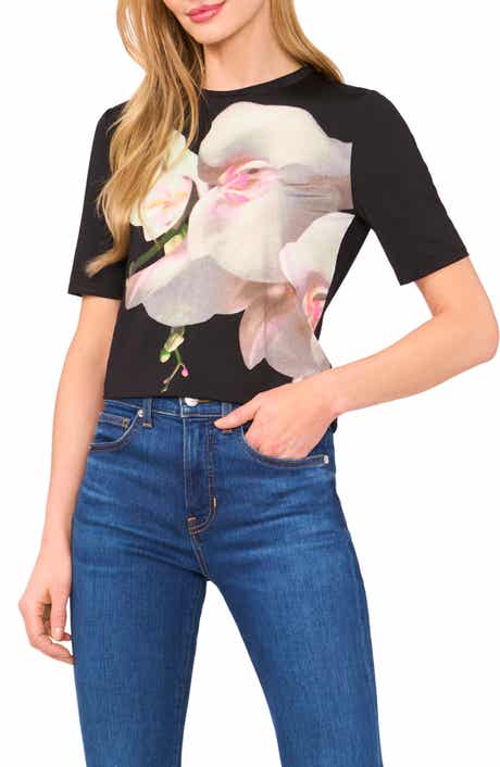 Ted Baker Floral Knit Top