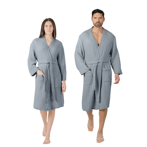 Adult Muslin Bathrobe