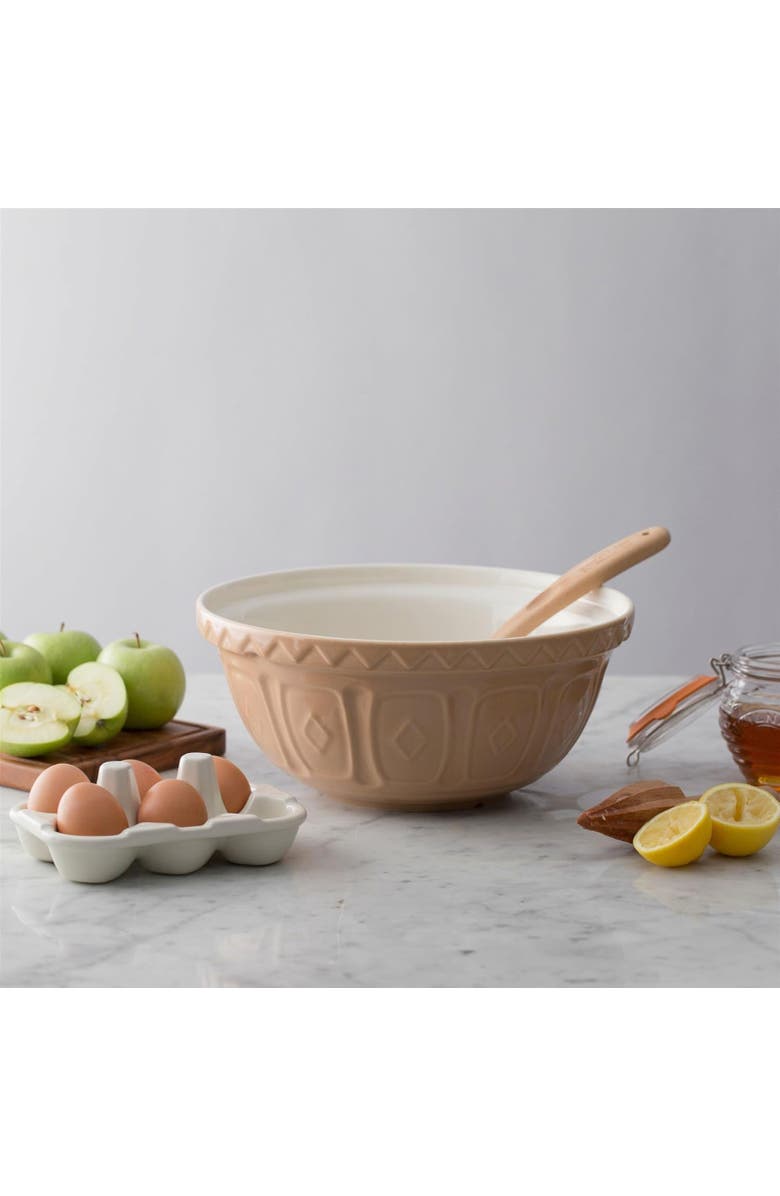 MASON CASH Cane Collection Size 6 Mixing Bowl, 6.35 Quart, Alternate, color, Beige
