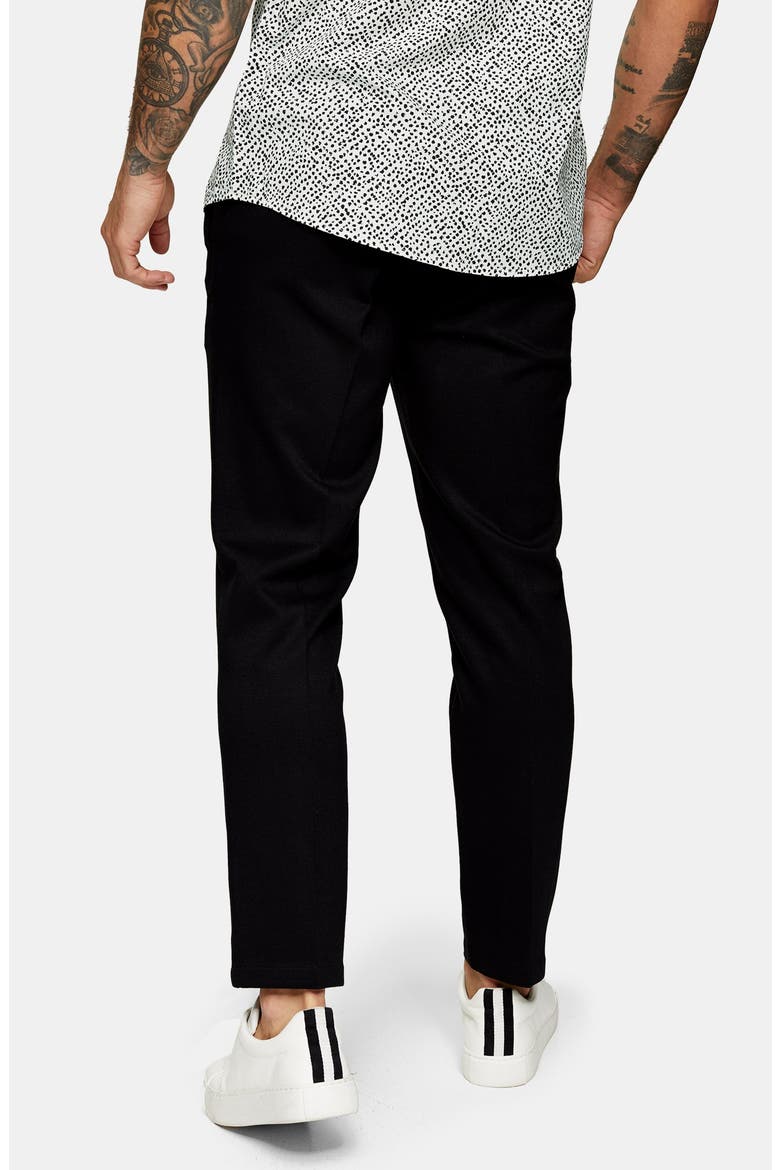 Whyatt Stretch Skinny Fit Pants, Alternate, color, BLACK
