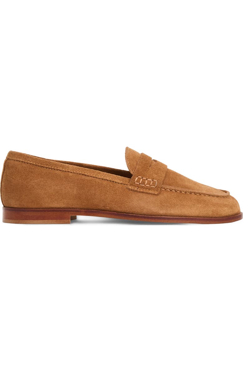 Bruno Magli Lixia Penny Loafer, Alternate, color, Cognac Suede