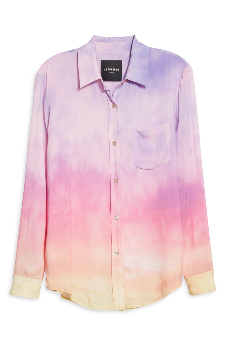 Le Superbe Off My Cloud Ex Boyfriend Button-Up Shirt, Alternate, color,