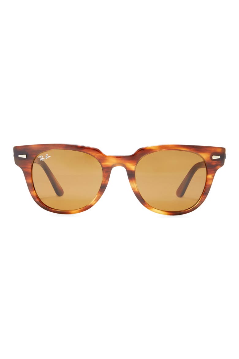 Meteor 50mm Wayfarer Sunglasses, Main, color, HAVANA
