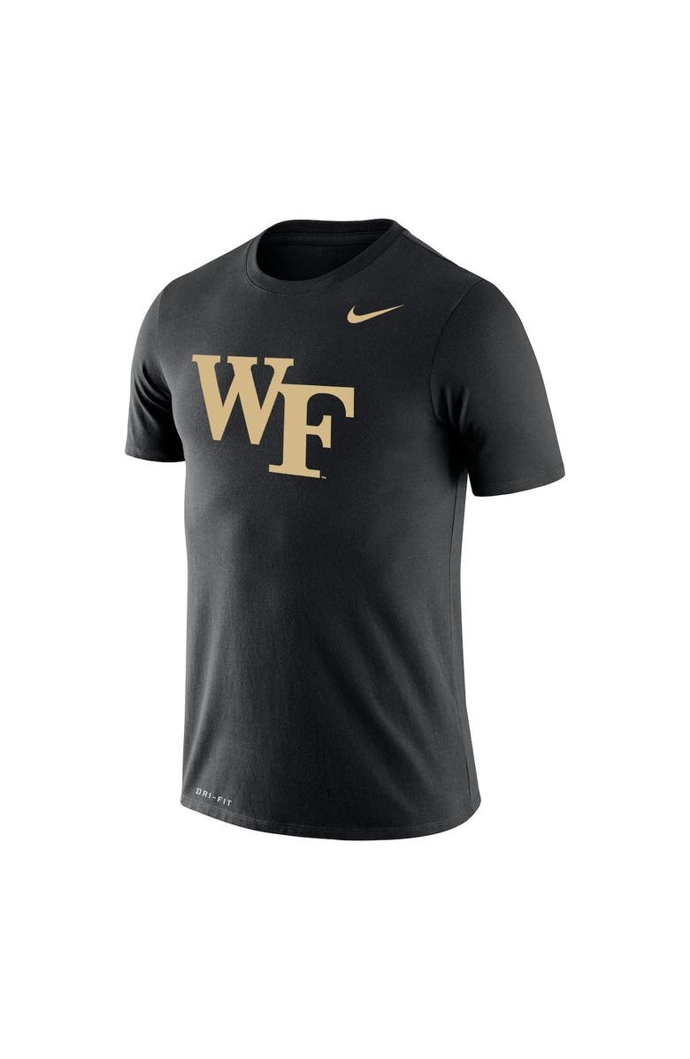 Nike Men's Nike Black Wake Forest Demon Deacons School Logo Legend Performance T-Shirt, Alternate, color,
