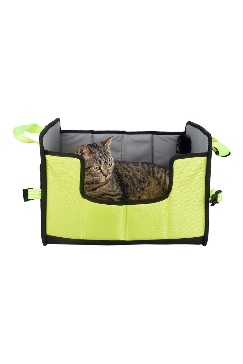 Travel-Nest Folding Travel Cat & Dog Bed, Main, color, GREEN