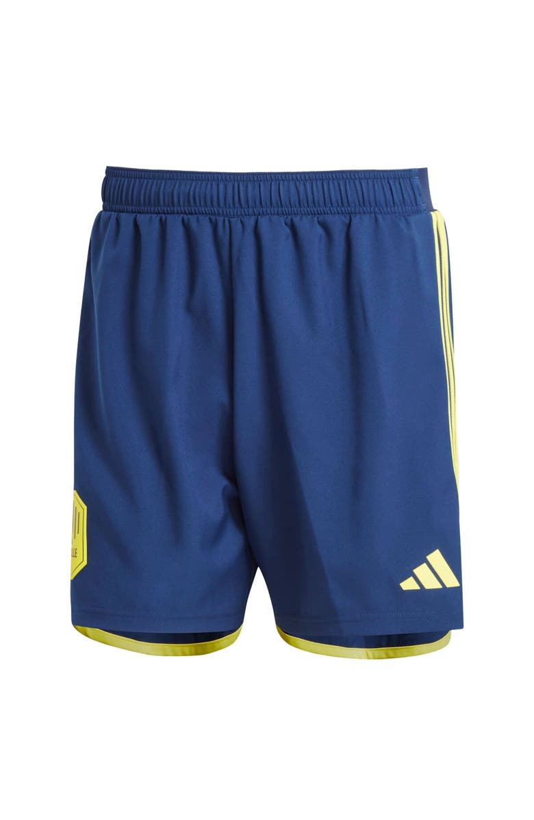 adidas Men's adidas Navy Nashville SC 2024 Home Authentic Shorts, Alternate, color,