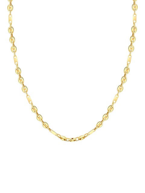 14k Gold Women's 22" Marine Chain Necklace 14.2 Grams 5.5mm Thick
