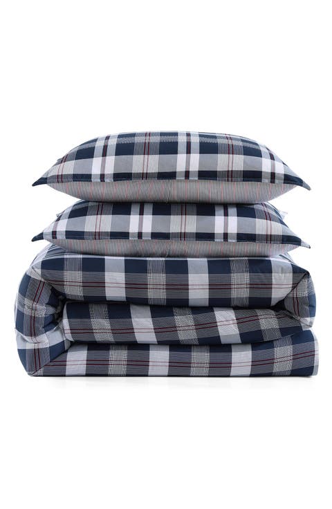 Dream Madras Cotton Percale Comforter & Shams Set